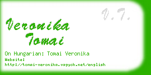 veronika tomai business card